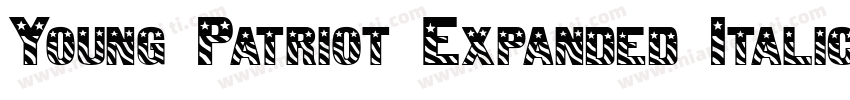 Young Patriot Expanded Italic字体转换